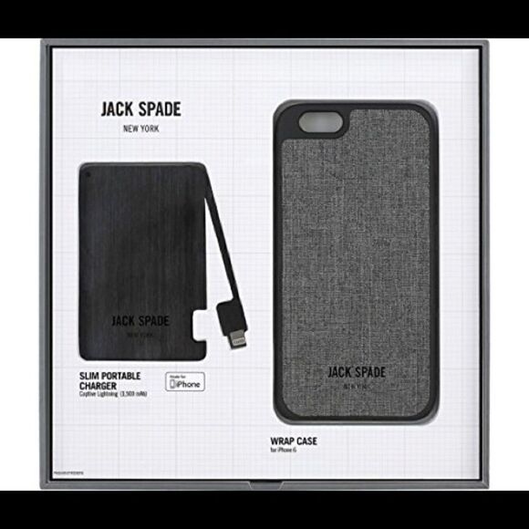 Jack Spade New York Gift Set - Portable Charger - Picture 1 of 1